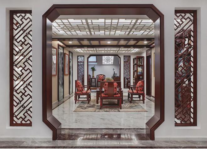 调奢华的中式装修开元棋牌试玩低(图5)