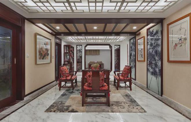 调奢华的中式装修开元棋牌试玩低